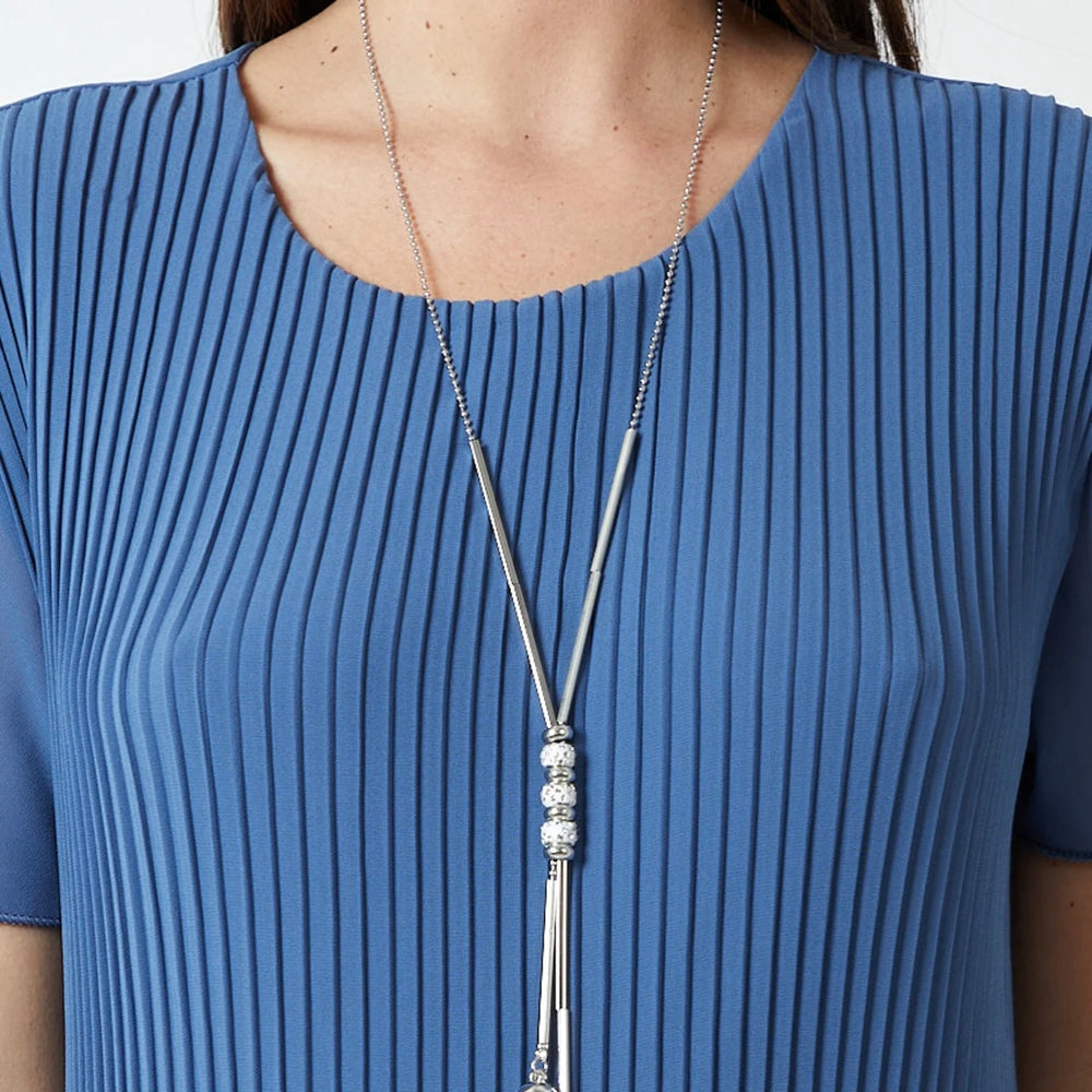 Necklace Pleated Top