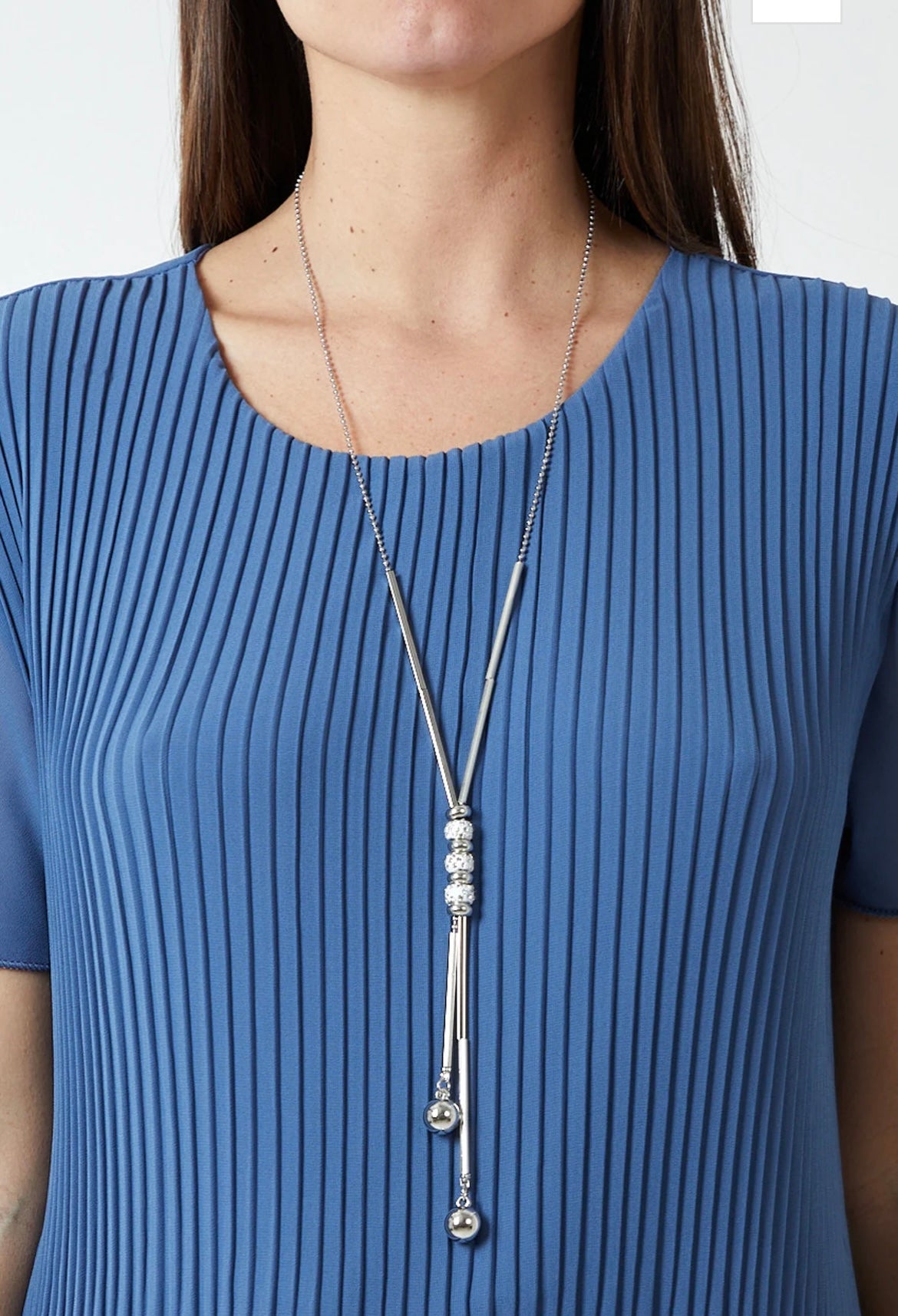 Necklace Pleated Top