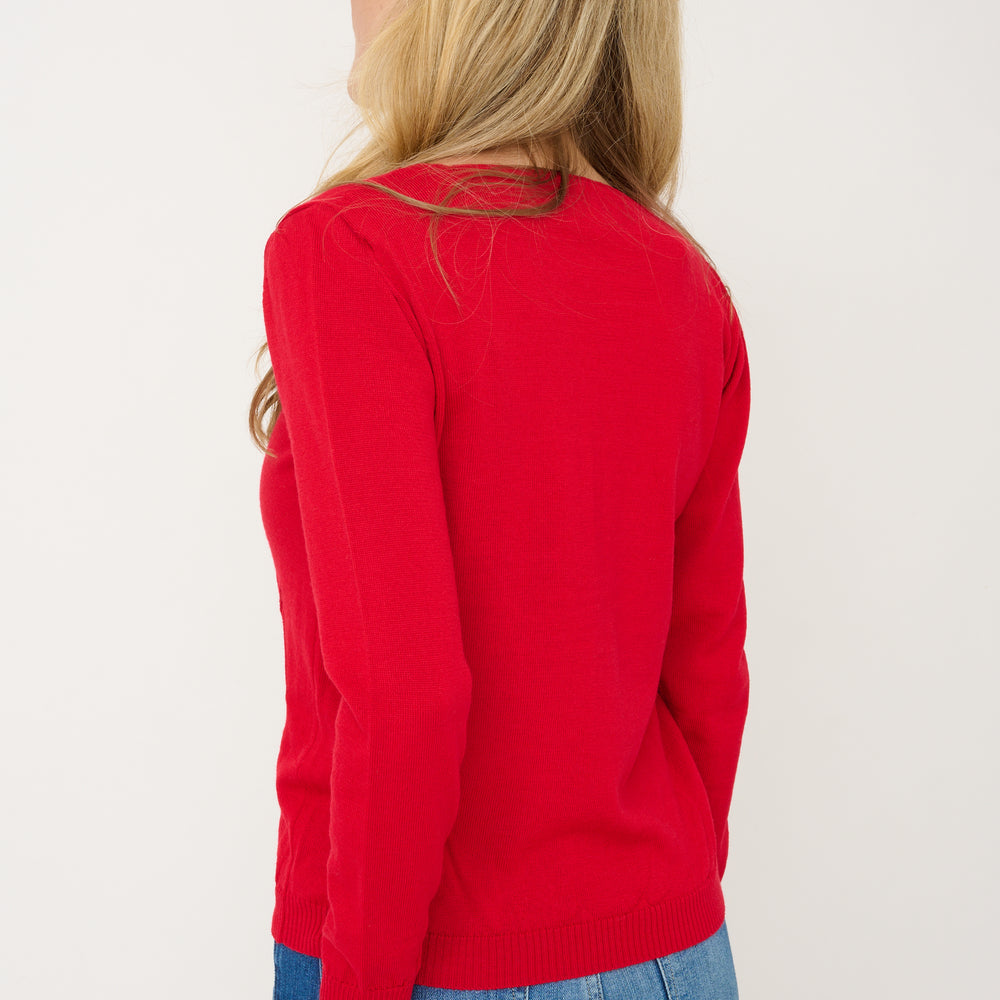 Merino Cashmere V- Neck Jumper