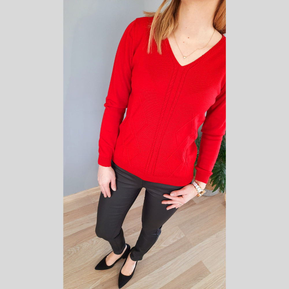 
                      
                        Merino Cashmere V- Neck Jumper
                      
                    
