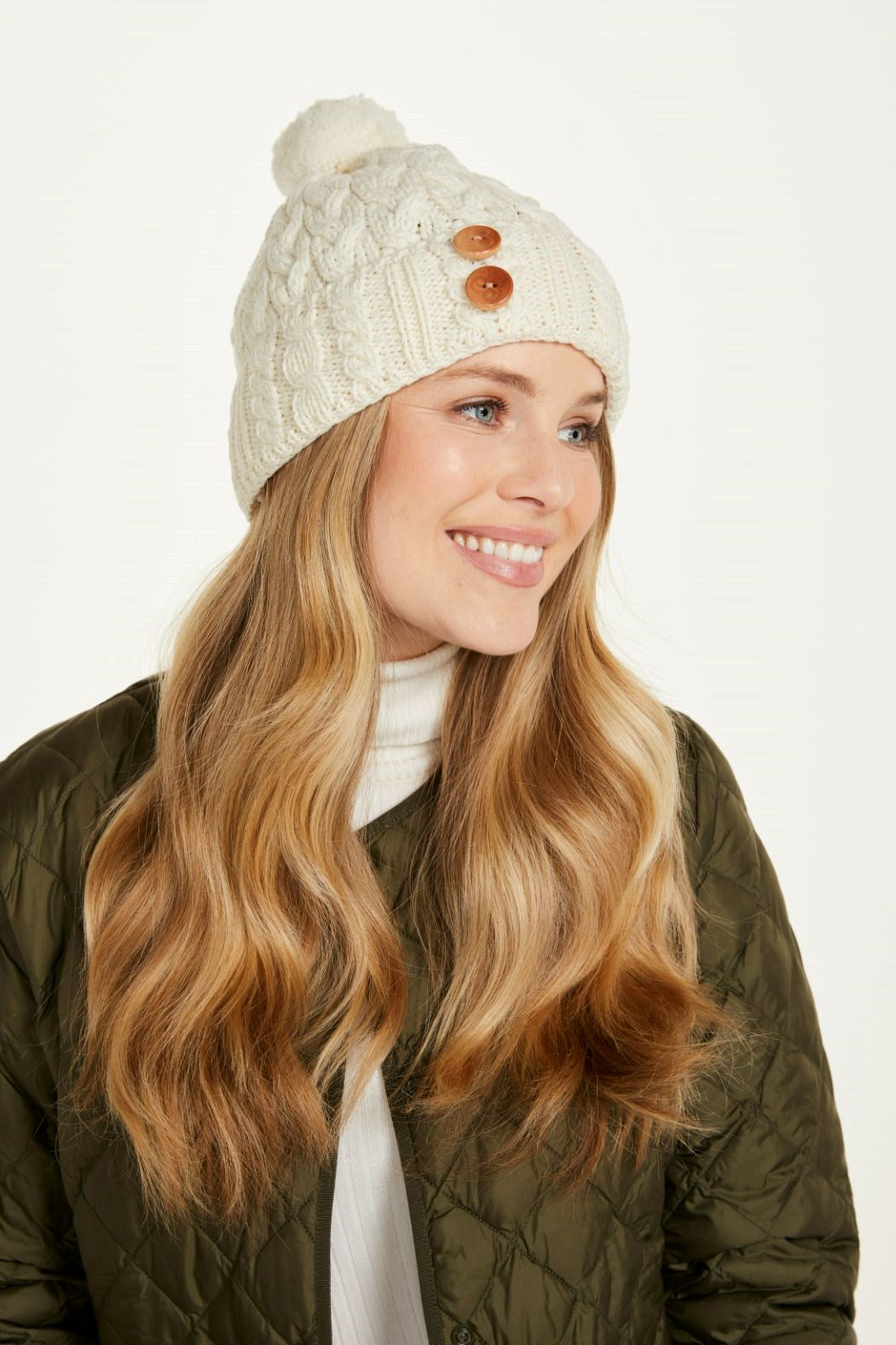 Knitted hats with buttons online