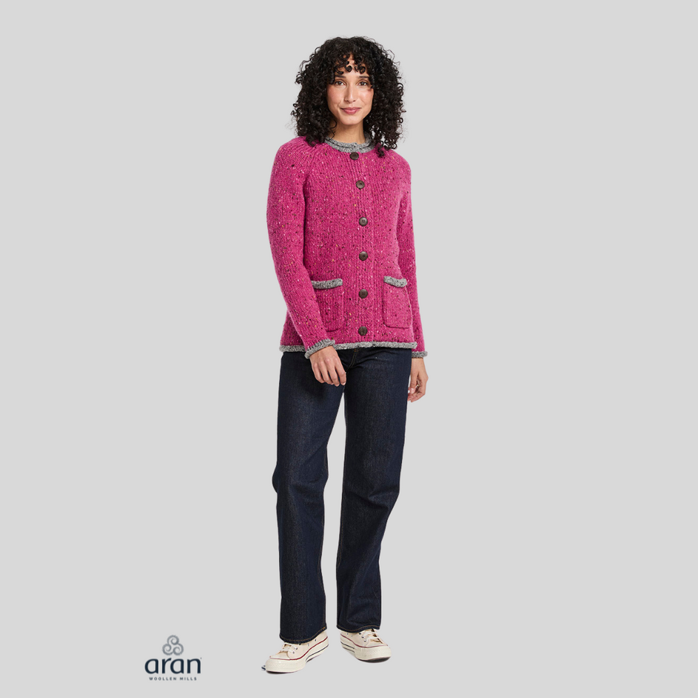 
                      
                        Cardigan with Contrast Detailing
                      
                    