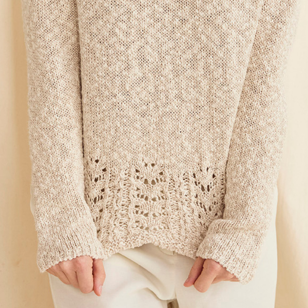 Beautifully scalloped hem and neckline